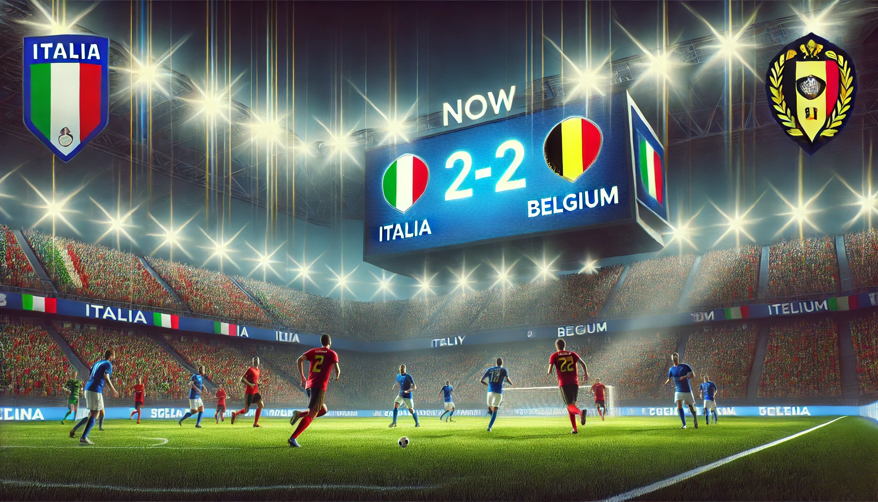 Italia-Belgio 2-2: Gli Azzurri Subiscono la Rimonta in Dieci, Ma Restano in Cima alla Classifica